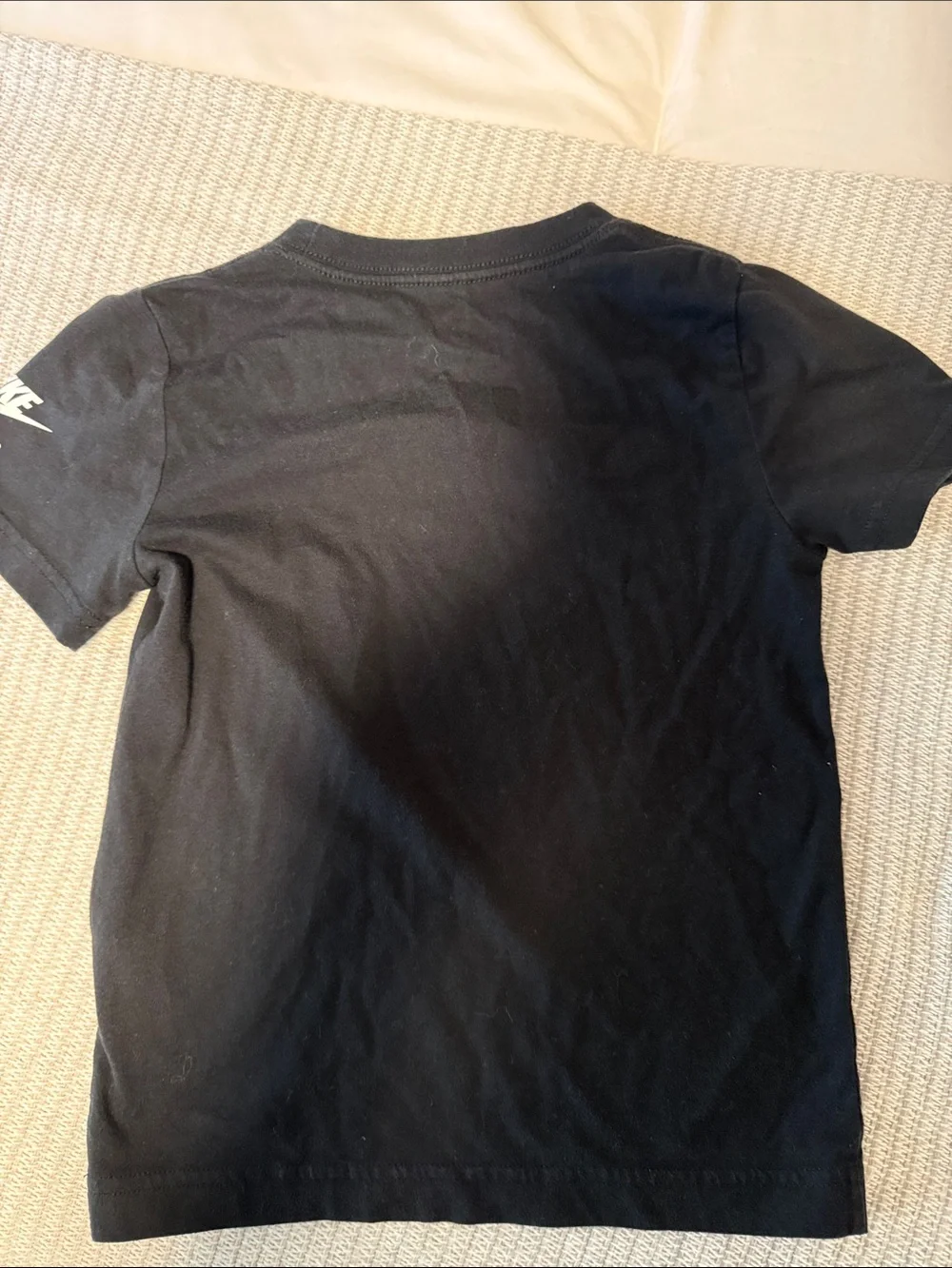Nike Black Short-Sleeve Tee with Multicolor Mountain Graphic